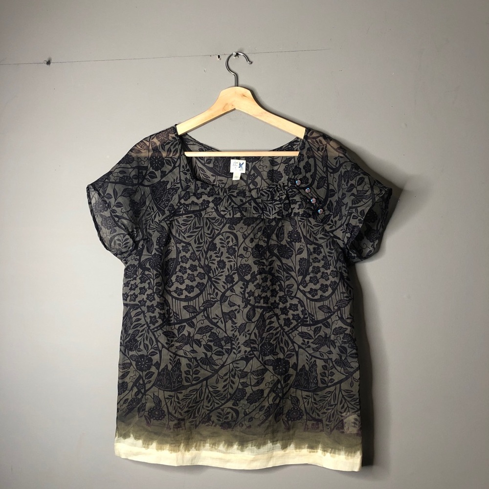 Anthropologie Edme & esyllte top blouse 10